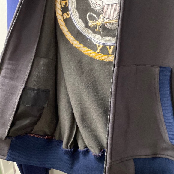 US HONOR Americas Navy Hoodie, Large. NWT - Picture 9 of 14